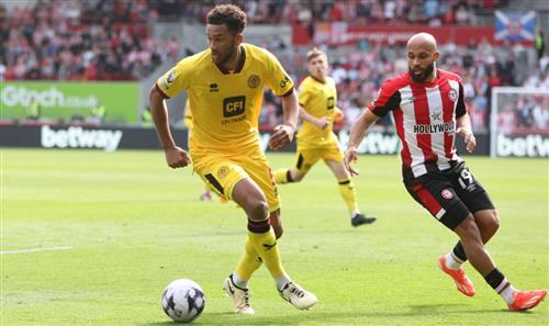Brentford đấu với Sheffield United