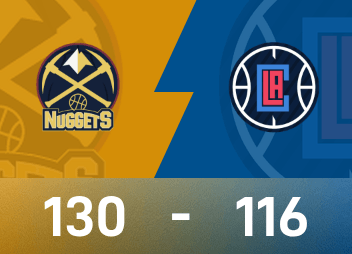 Báo cáo trận đấu NBA: Jokic 55 điểm, 12 rebound và 6 kiến tạo, Nuggets đánh bại Clippers 130-116